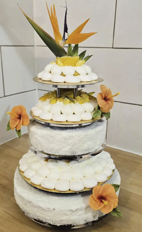 Wedding cake élégant pour mariage - Gourmet by Alison pâtisserie Gers